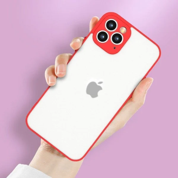 Milky Case silicone flexible translucent case for Samsung Galaxy A42 5G pinkeng