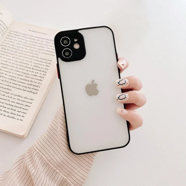 Milky Case silicone flexible translucent case for Samsung Galaxy A72 4G blackeng