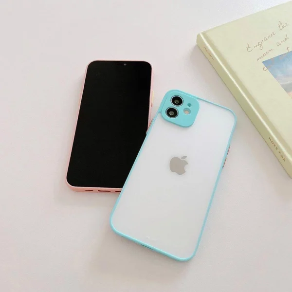 Milky Case silicone flexible translucent case for Samsung Galaxy A72 4G blueeng