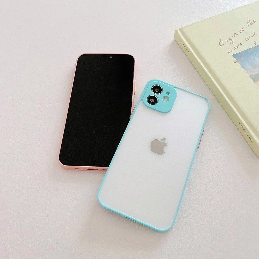 Milky Case silicone flexible translucent case for Samsung Galaxy A72 4G blueeng