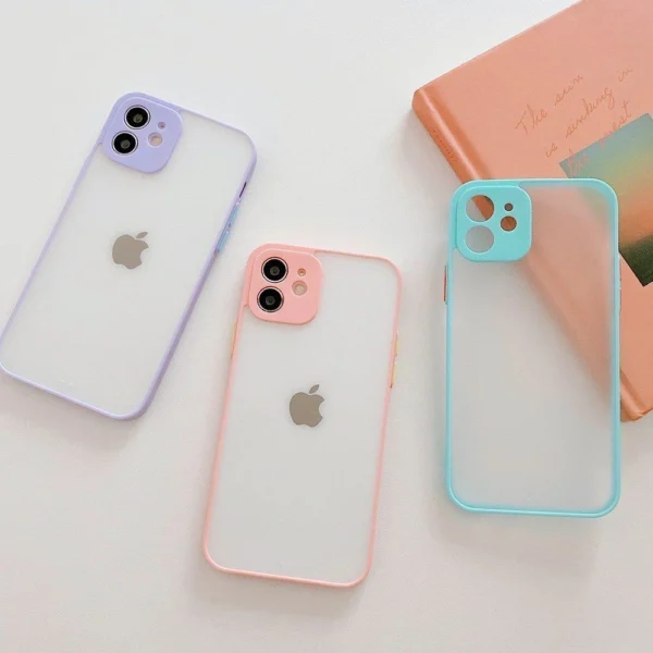 Milky Case silicone flexible translucent case for Samsung Galaxy A72 4G blueeng