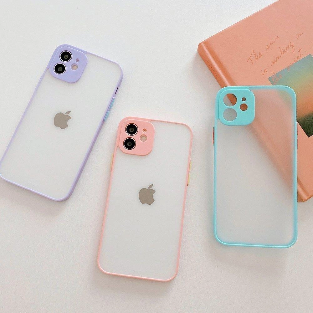 Milky Case silicone flexible translucent case for Samsung Galaxy A22 4G blueeng