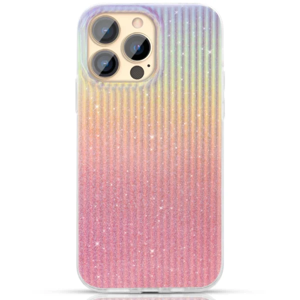 Kingxbar Travel Series luxurious elegant case for iPhone 13 Pro orange (Sunset)eng