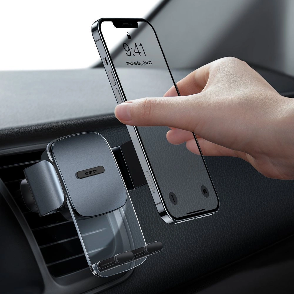 Baseus car holder for air vent black (SUYK000101)eng