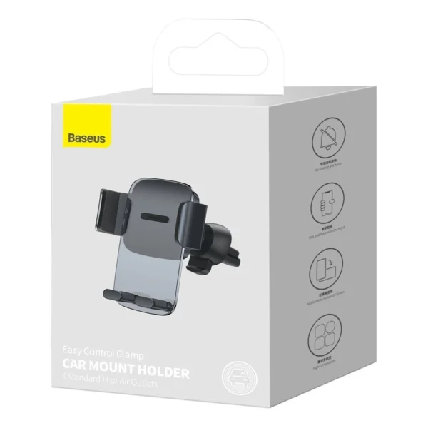 Baseus car holder for air vent black (SUYK000101)eng