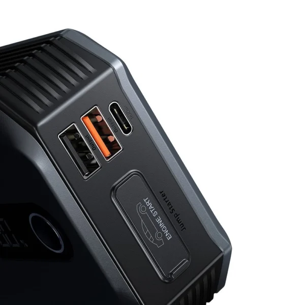 Baseus powerbank Power Starter Jump Starter starting device booster 20000mAh 12V (2000A / 1000A) + crocodile clip cables black (CGNL020001)eng