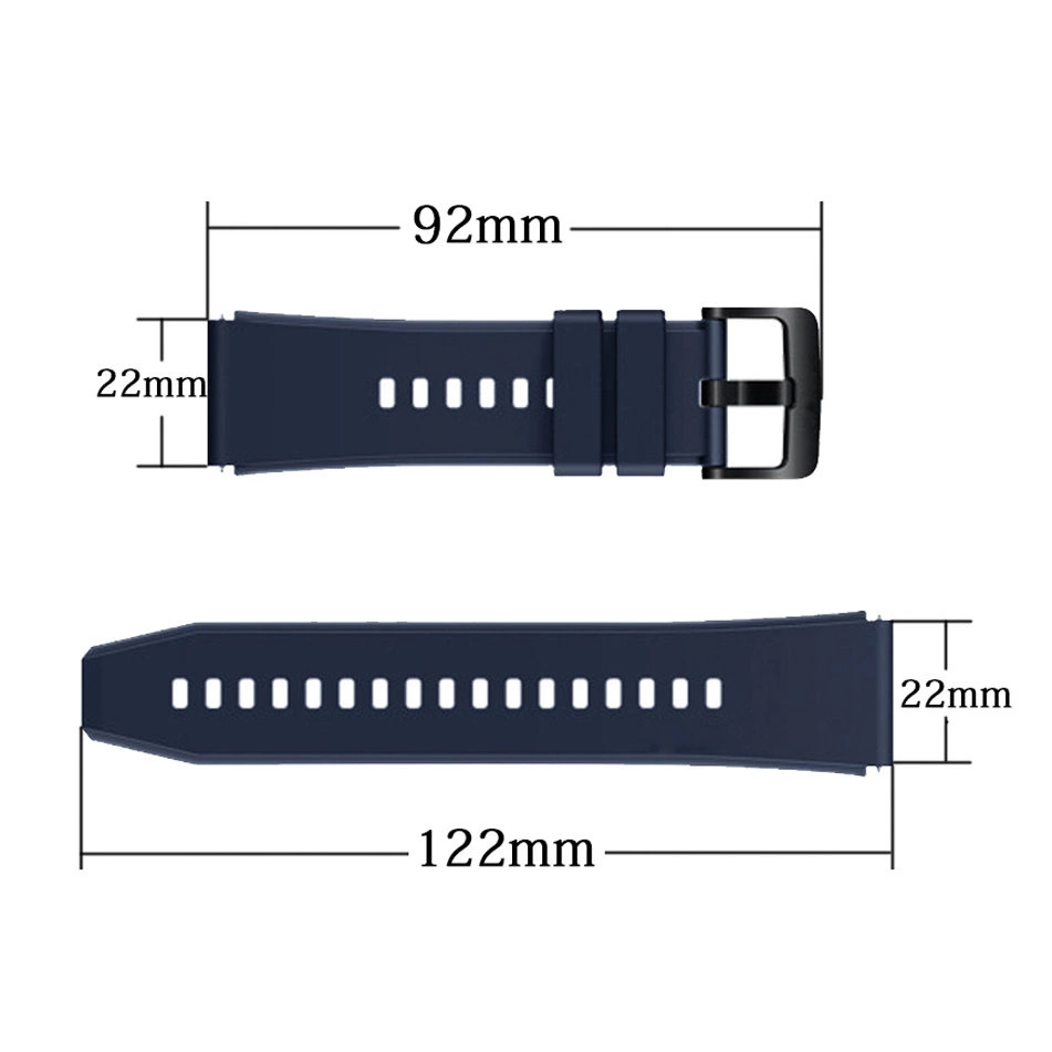 Strap One Silicone Wristband Strap Wristband Bracelet for Huawei Watch GT 2 Pro Greeneng