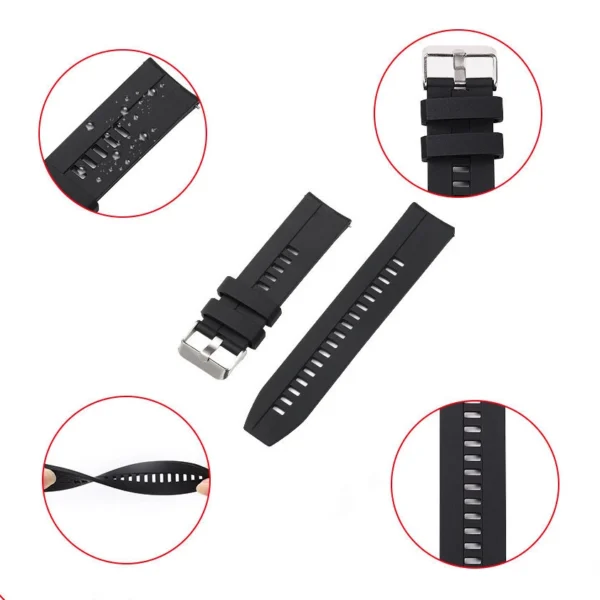 Silicone strap for Huawei Watch GT / GT2 / GT2 Pro smartwatch redeng