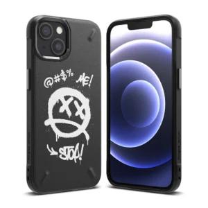 Ringke Onyx Design Durable TPU Case Cover for iPhone 13 mini black (Graffiti) (OD541E233)eng