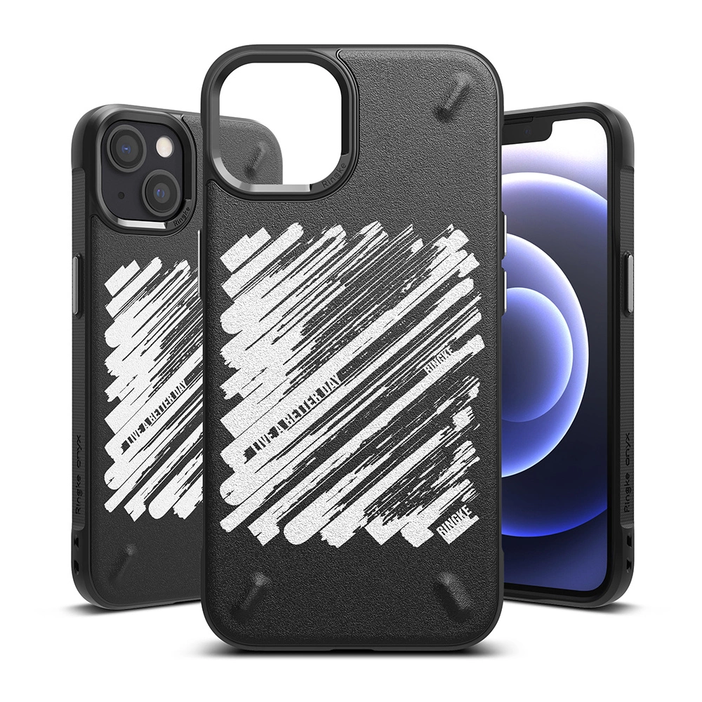 Ringke Onyx Design Durable TPU Case Cover for iPhone 13 mini black (Paint) (OD541E229)eng