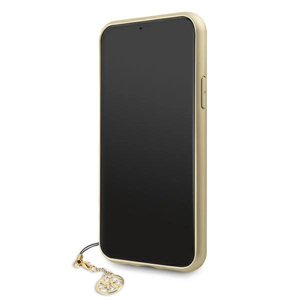 Guess GUHCN61GF4GBR iPhone 11 6.1" / Xr brown/brown hard case 4G Charms Collectioneng