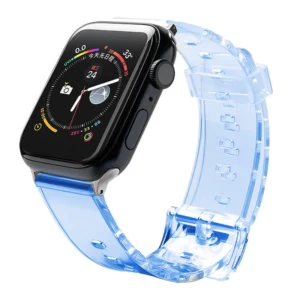 Silicone Strap Bracelet Bracelet Strap Light for Apple Watch 42 / 44 mm - Blueeng