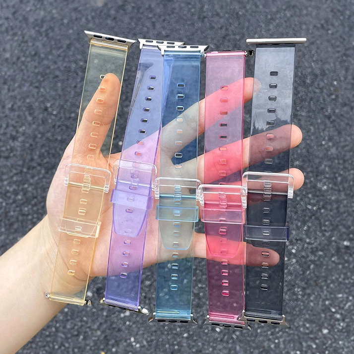 Silicone Strap Bracelet Bracelet Strap Light for Apple Watch 38 / 40 mm - Redeng