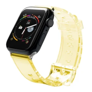 Silicone Strap Bracelet Bracelet Strap Light for Apple Watch 38 / 40 mm - Yelloweng