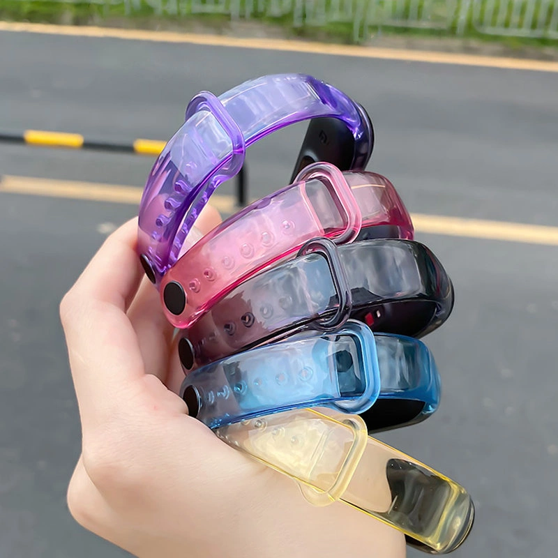 Replacment silicone band strap for Xiaomi Mi Band 6 / 5 blueeng