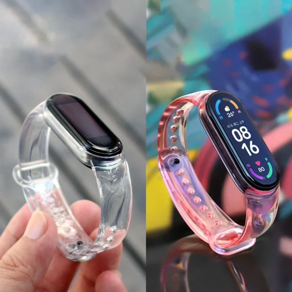 Replacment silicone band strap for Xiaomi Mi Band 6 / 5 yelloweng
