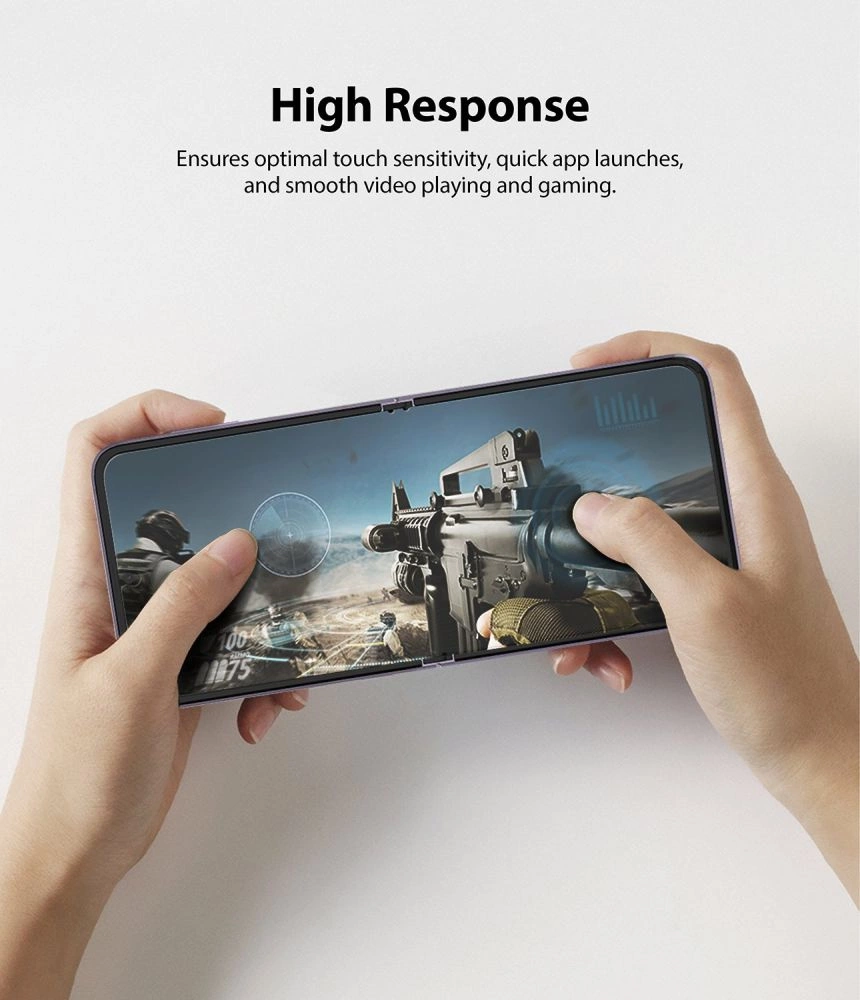 Ringke 2pcs Screen Protector Film for Samsung Galaxy Z Flip 3 Screen Protector (S19P043)eng