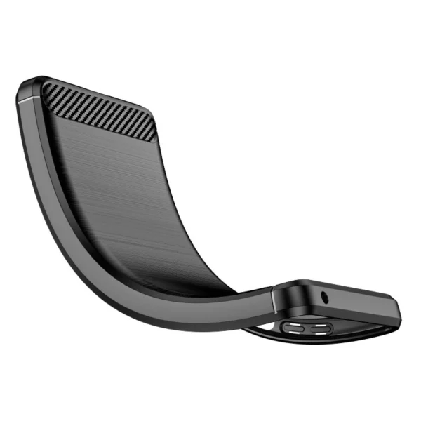 Carbon Case Flexible Cover Case for Samsung A03S EU (166.5) blackeng