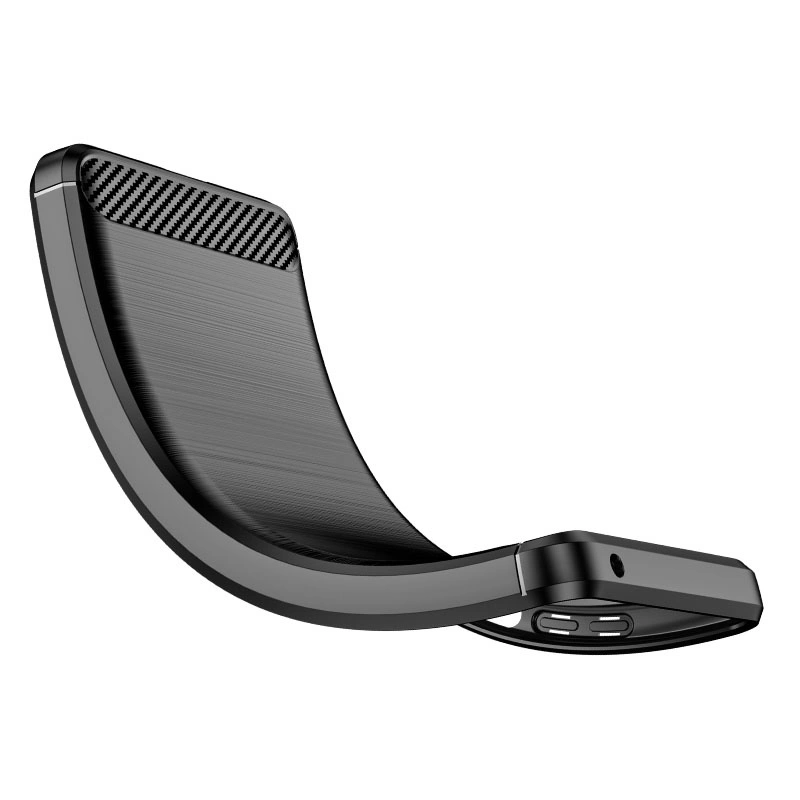 Carbon Case Flexible Cover Case for Samsung A03S EU (166.5) blackeng