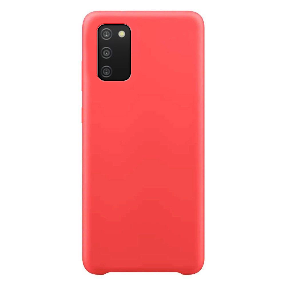 Silicone Case Soft Flexible Rubber Cover for Samsung Galaxy A03s redeng