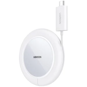 Ugreen CD245 40123 wireless Qi / MagSafe charger 15W with USB-C cable - whiteeng