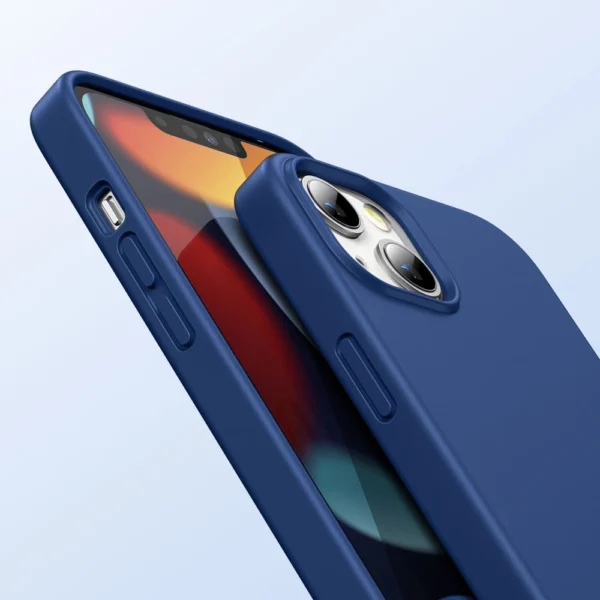 Ugreen Protective Silicone Case Rubber Flexible Silicone Cover iPhone 13 Blueeng