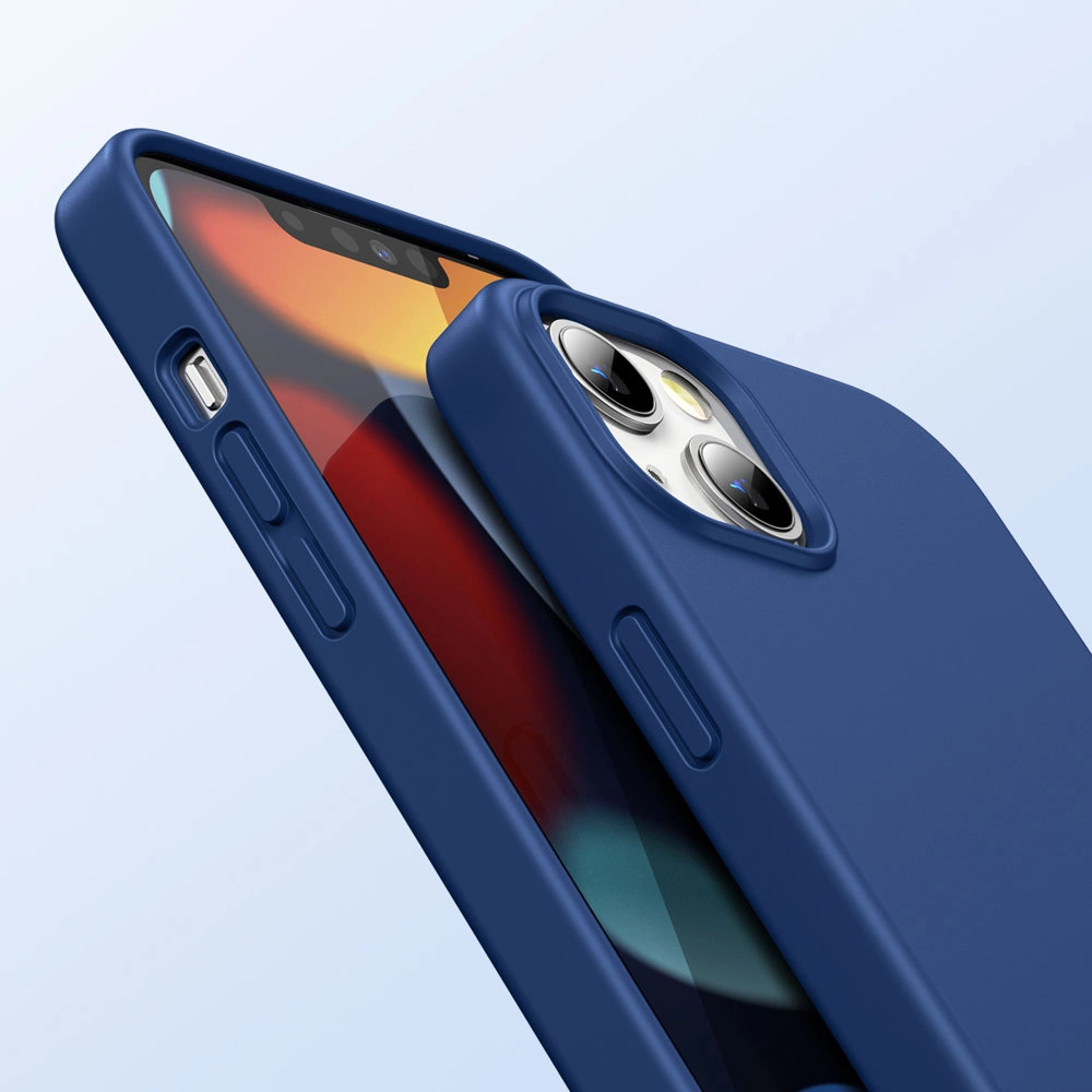 Ugreen Protective Silicone Case Rubber Flexible Silicone Cover iPhone 13 Blueeng