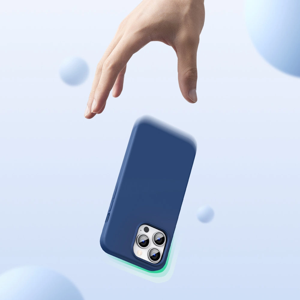 Ugreen Protective Silicone Case rubber flexible silicone case cover for iPhone 13 Pro Max blueeng