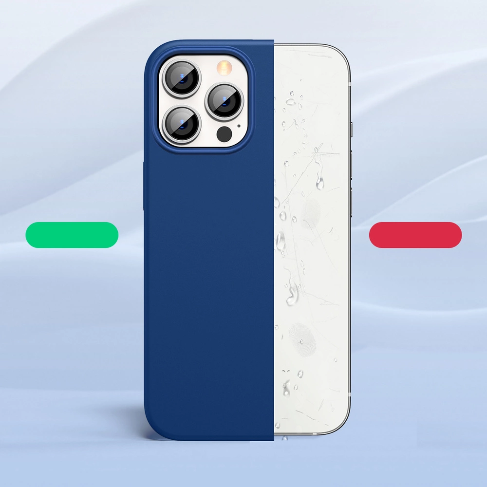 Ugreen Protective Silicone Case rubber flexible silicone case cover for iPhone 13 Pro Max blueeng