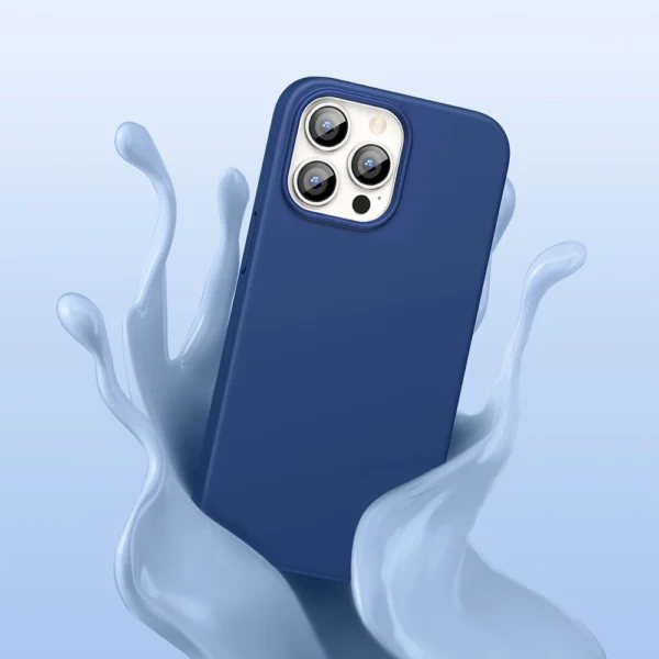 Ugreen Protective Silicone Case rubber flexible silicone case cover for iPhone 13 Pro Max blueeng