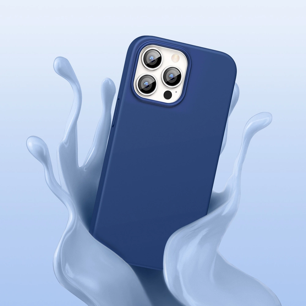 Ugreen Protective Silicone Case rubber flexible silicone case cover for iPhone 13 Pro Max blueeng