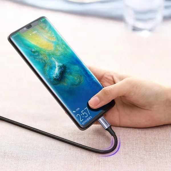 Ugreen US316 90120 USB-C - USB-C PD QC FCP cable 100W 5A 480Mb/s 3m - grayeng