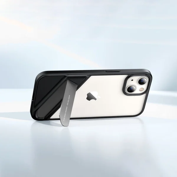 Ugreen Fusion Kickstand Case iPhone 13 Hard Cover with Gel Frame and Stand black (90152)eng
