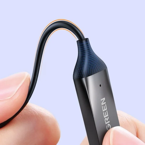 [ON RETURN] Ugreen Bluetooth 5.0 audio receiver USB cable AUX audio adapter jack black (70601 CM309)eng