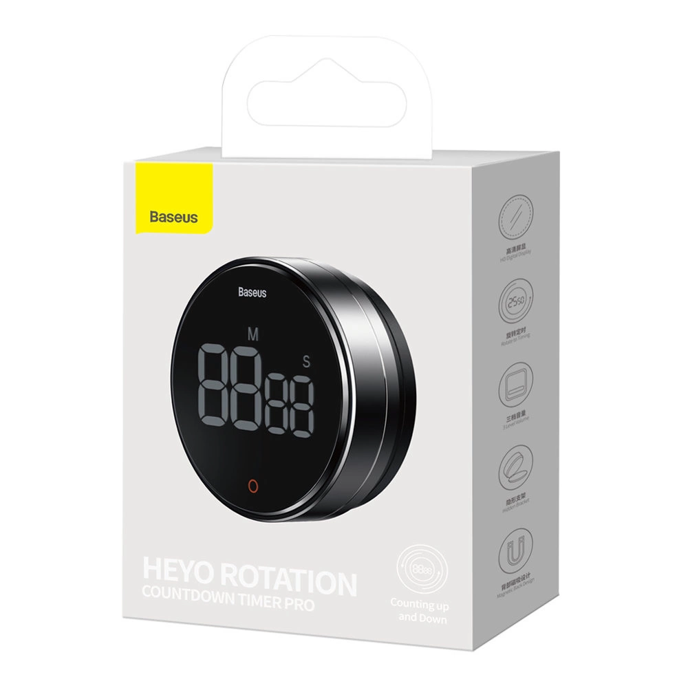 Baseus Heyo Pro rotary timer electronic timer gray (FMDS000013)eng