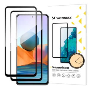 Wozinsky Full Glue Glass for Xiaomi Redmi Note 12 Pro+ / Note 12 Pro / Note 12 5G / Note 12 / Note 10 Pro - black (2 pcs.)eng