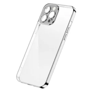 Joyroom Chery Mirror Case Cover for iPhone 13 Pro Metallic Frame Silver (JR-BP908 silver)eng