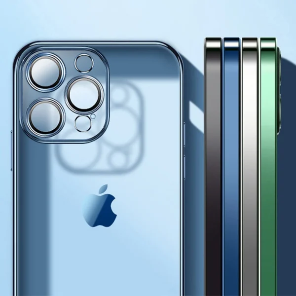 Joyroom Chery Mirror Case Cover for iPhone 13 Pro Metallic Frame Silver (JR-BP908 silver)eng