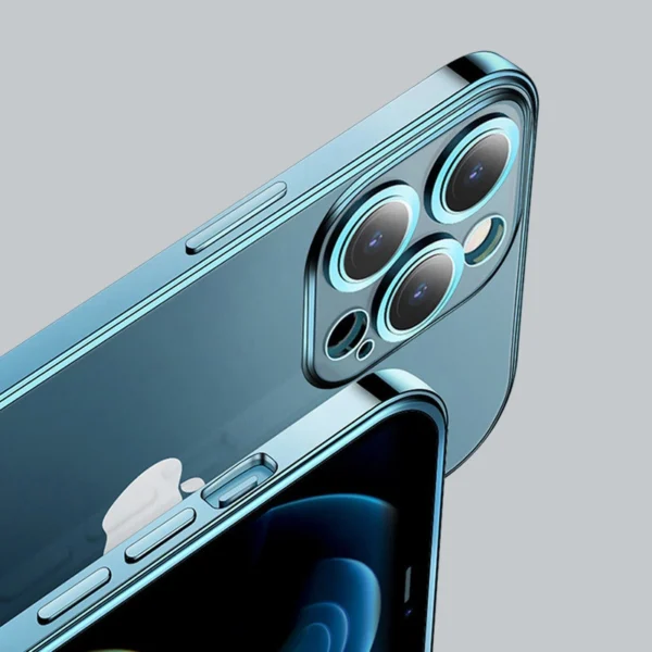 Joyroom Chery Mirror Case Cover for iPhone 13 Pro Metallic Frame Silver (JR-BP908 silver)eng
