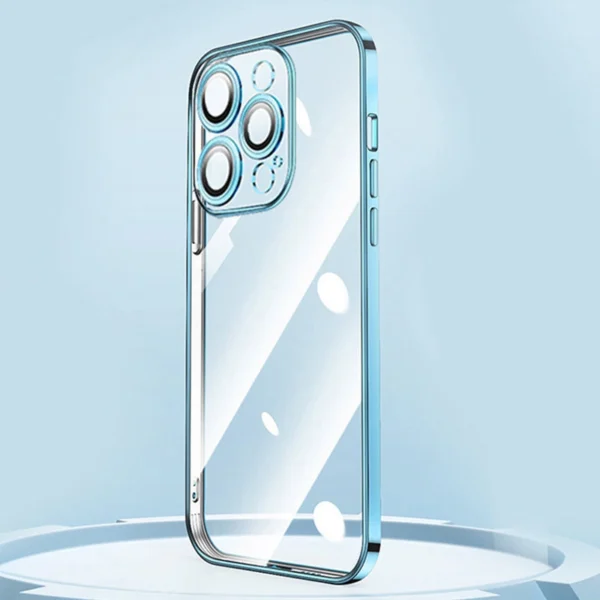 Joyroom Chery Mirror Case Cover for iPhone 13 Pro Metallic Frame Silver (JR-BP908 silver)eng