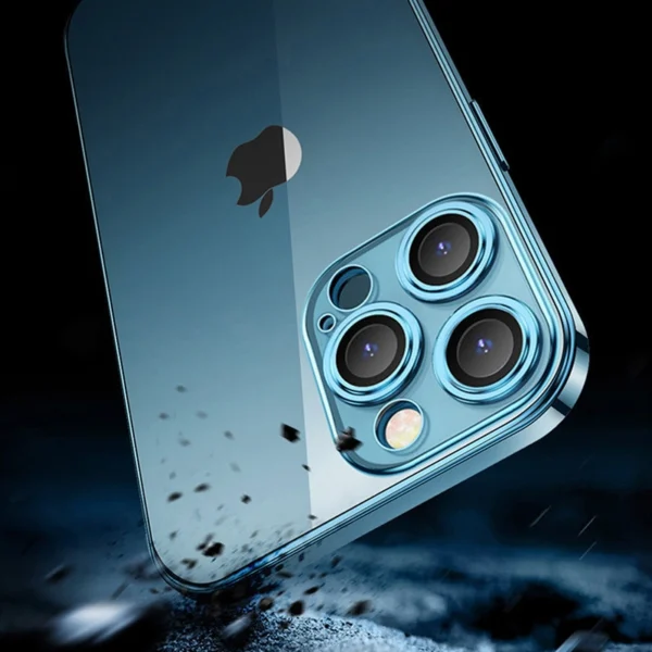 Joyroom Chery Mirror Case Cover for iPhone 13 Pro Metallic Frame Silver (JR-BP908 silver)eng