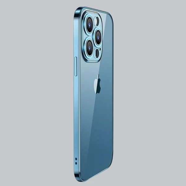 Joyroom Chery Mirror Case Cover for iPhone 13 Pro Metallic Frame Silver (JR-BP908 silver)eng