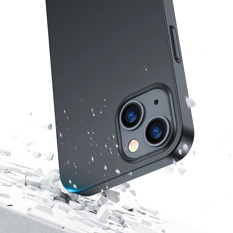 Joyroom 360 Full Case front and back cover for iPhone 13 + tempered glass screen protector black (JR-BP927 black)eng