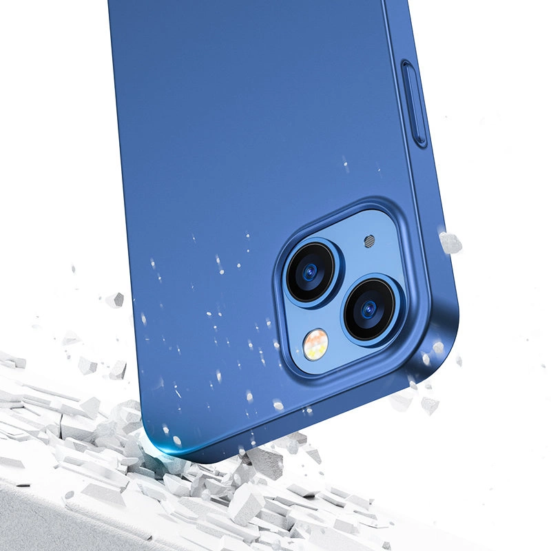 Joyroom 360 Full Case front and back cover for iPhone 13 + tempered glass screen protector blue (JR-BP927 blue)eng