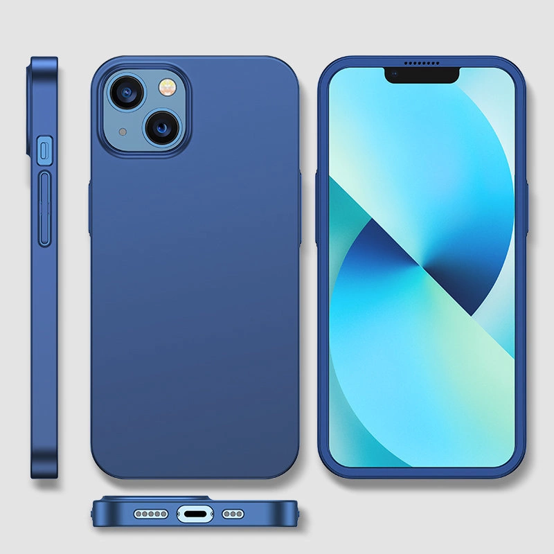 Joyroom 360 Full Case front and back cover for iPhone 13 + tempered glass screen protector blue (JR-BP927 blue)eng