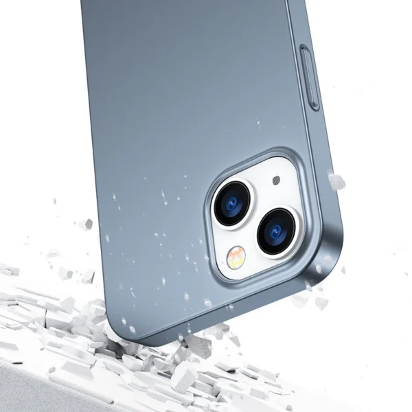 Joyroom 360 Full Case front and back cover for iPhone 13 + tempered glass screen protector grey (JR-BP927 tranish)eng