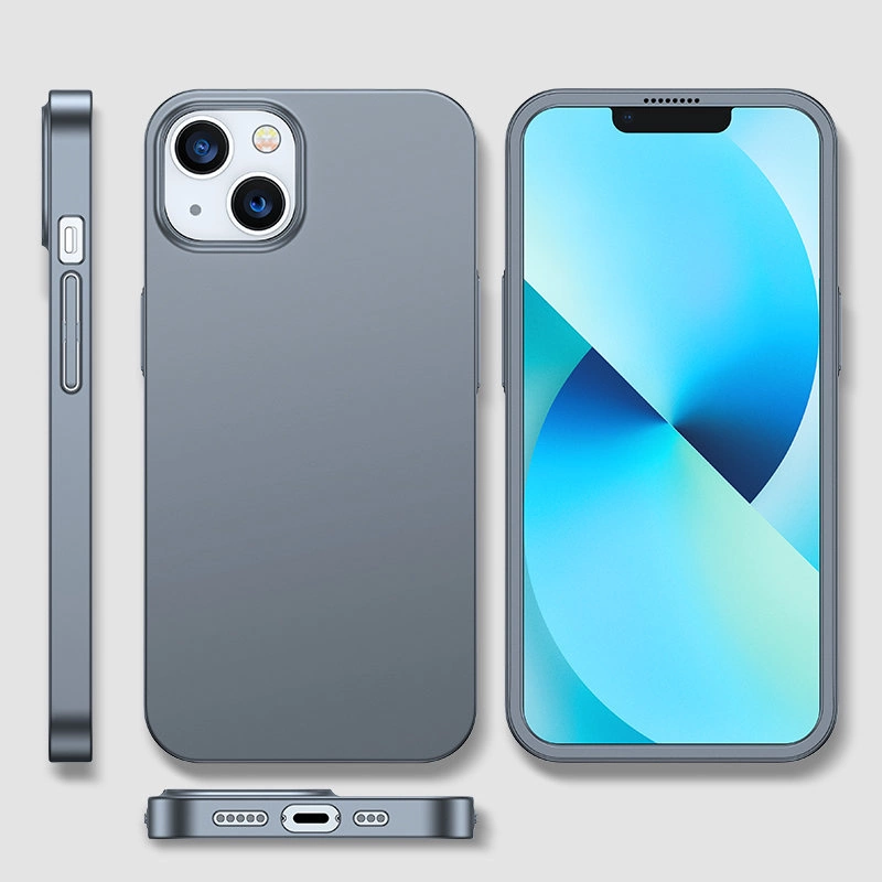 Joyroom 360 Full Case front and back cover for iPhone 13 + tempered glass screen protector grey (JR-BP927 tranish)eng