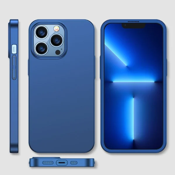 Joyroom 360 Full Case front and back cover for iPhone 13 Pro Max + tempered glass screen protector blue (JR-BP928 blue)eng