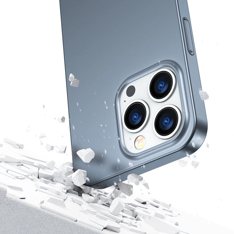 Joyroom 360 Full Case front and back cover for iPhone 13 Pro + tempered glass screen protector grey (JR-BP935 tranish)eng