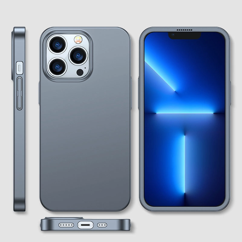 Joyroom 360 Full Case front and back cover for iPhone 13 Pro + tempered glass screen protector grey (JR-BP935 tranish)eng